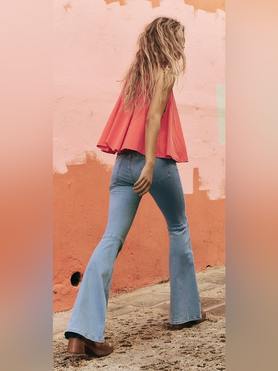 Free People Denim - We The Free Penny Pull-On Flare Jeans